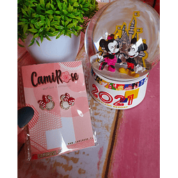 AROS MINNIE MOUSE MOÑO