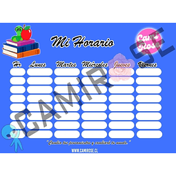 MI HORARIO AZUL 2022