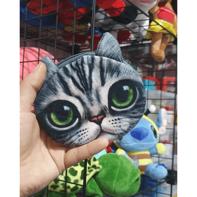 MONEDERO GATO THREE