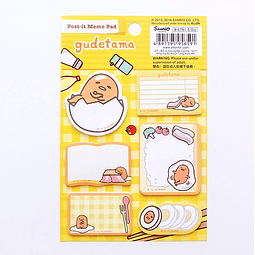 POST IT MEMO PAD GUDETAMA