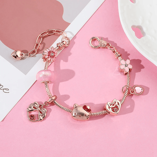 PULSERA PANDORA HELLO KITTY