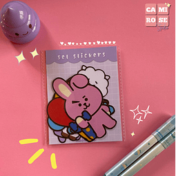 SET STICKERS BT21