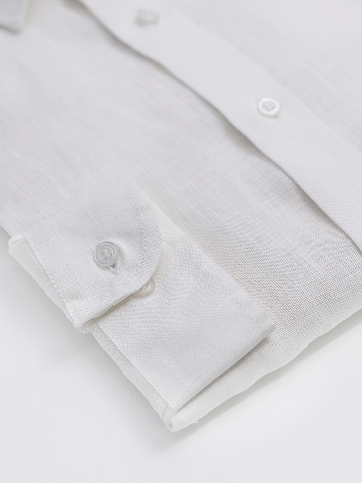 CAMISA BRIGHTON BLANCA DE LINO 3