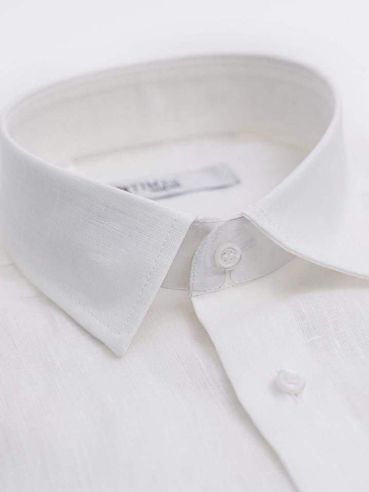 CAMISA BRIGHTON BLANCA DE LINO 2