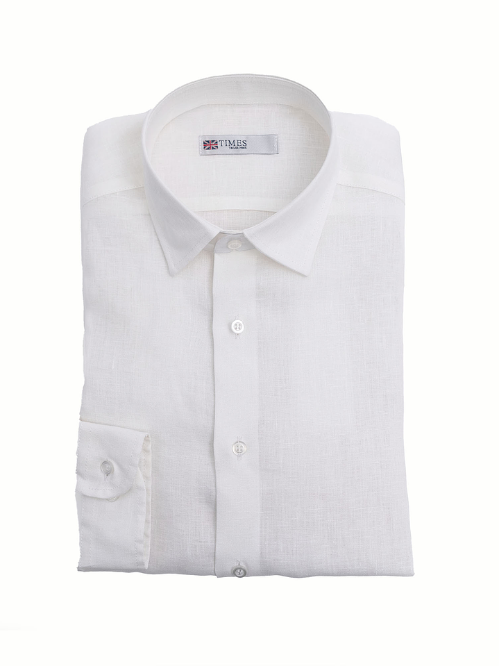 CAMISA BRIGHTON BLANCA DE LINO 1