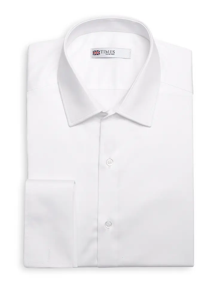 CAMISA BLANCA PUÑO DOBLE NOVIO 1