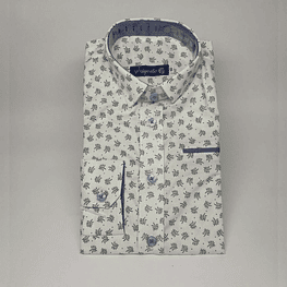 Camisa Slim Casual Blanca Verano                                                                                                 Ref:23027