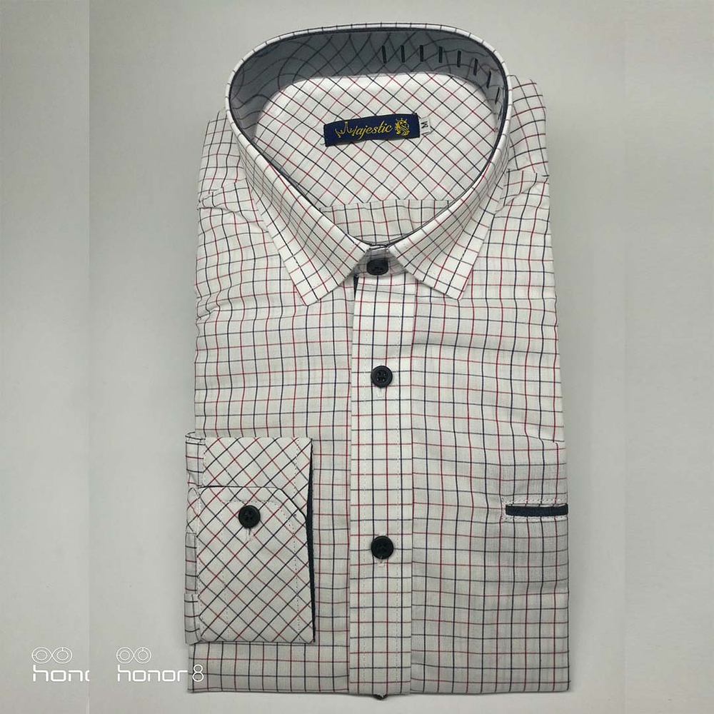 Camisa Slim Blanca Lineas                                                                                              Ref:23010