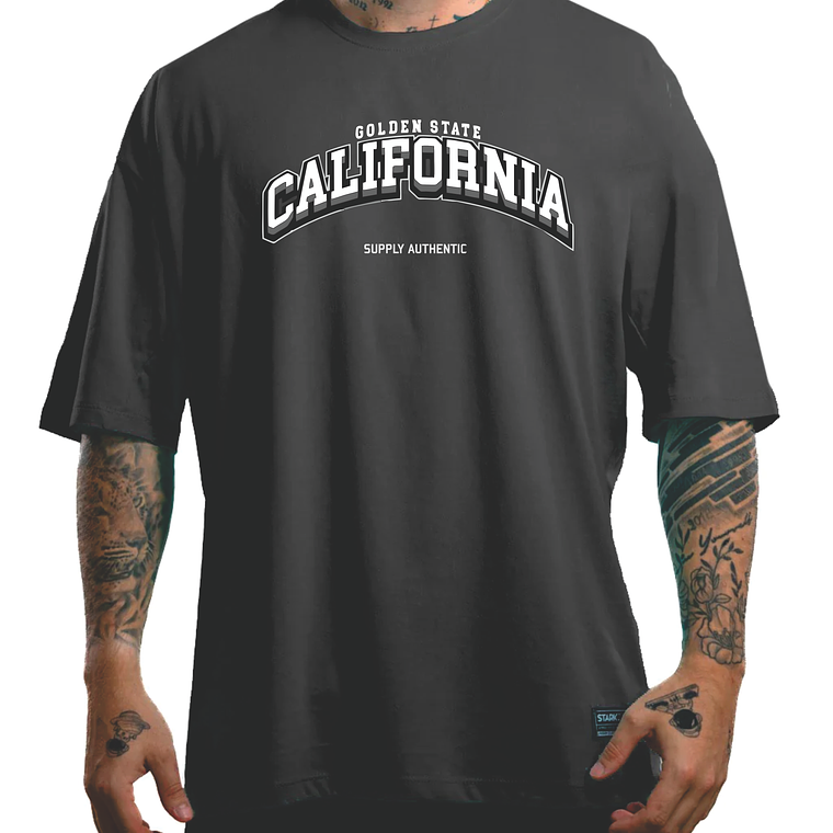Camiseta Oversize 220g - california - talla S 1