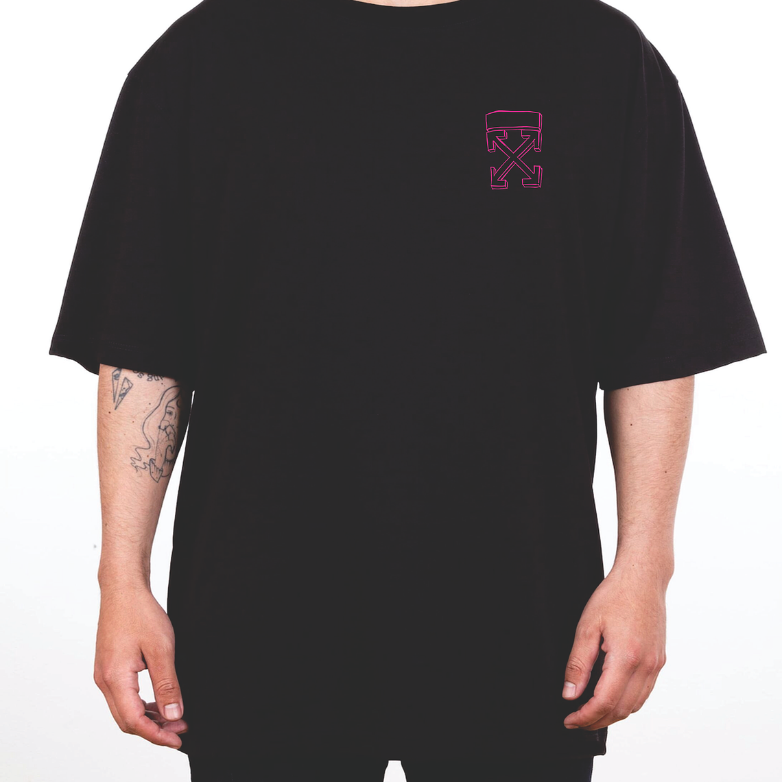 Camiseta premium (ALTO GRAMAJE 300g) - negra - Talla S 1