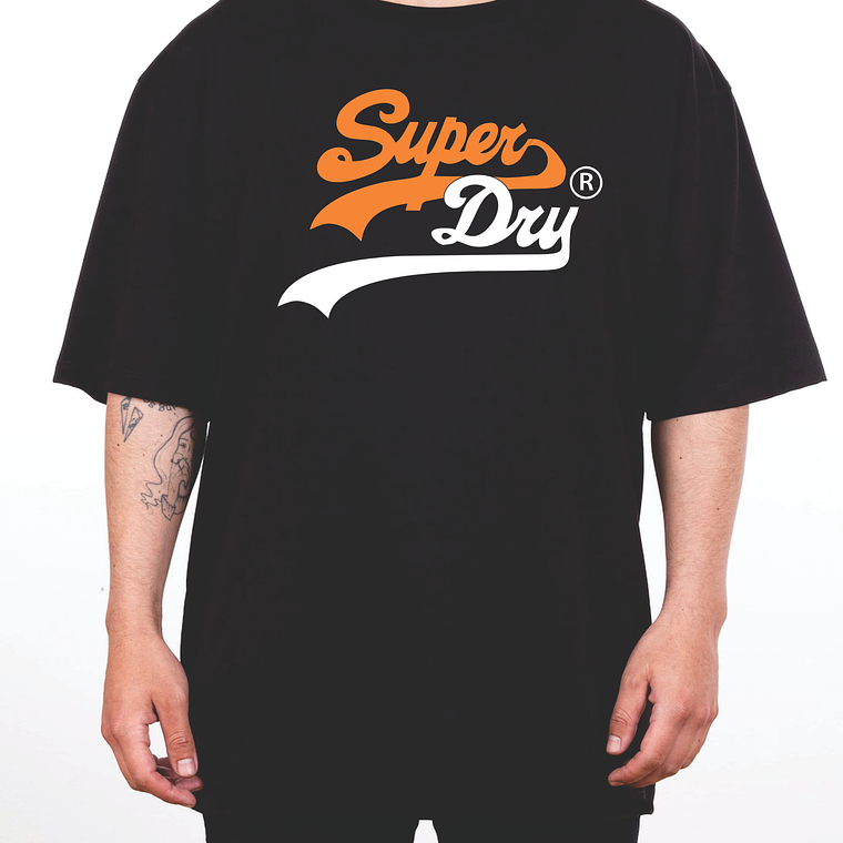 Camiseta Oversize 220g -  Superdry - negra - talla M 1
