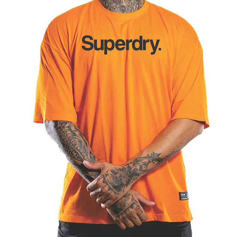 Camiseta Oversize 220g -  Superdy - naranja - talla M 1