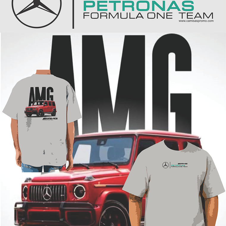 camiseta oversize alto gramaje Mercedes 1