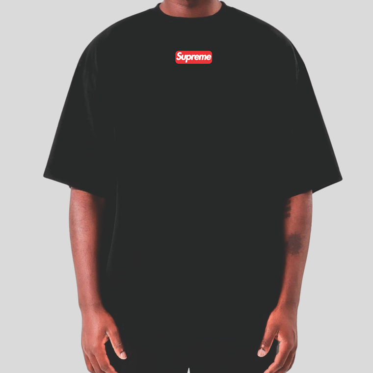 Camiseta premium OVERSIZE (ALTO GRAMAJE 270g) - Supreme - negra  1
