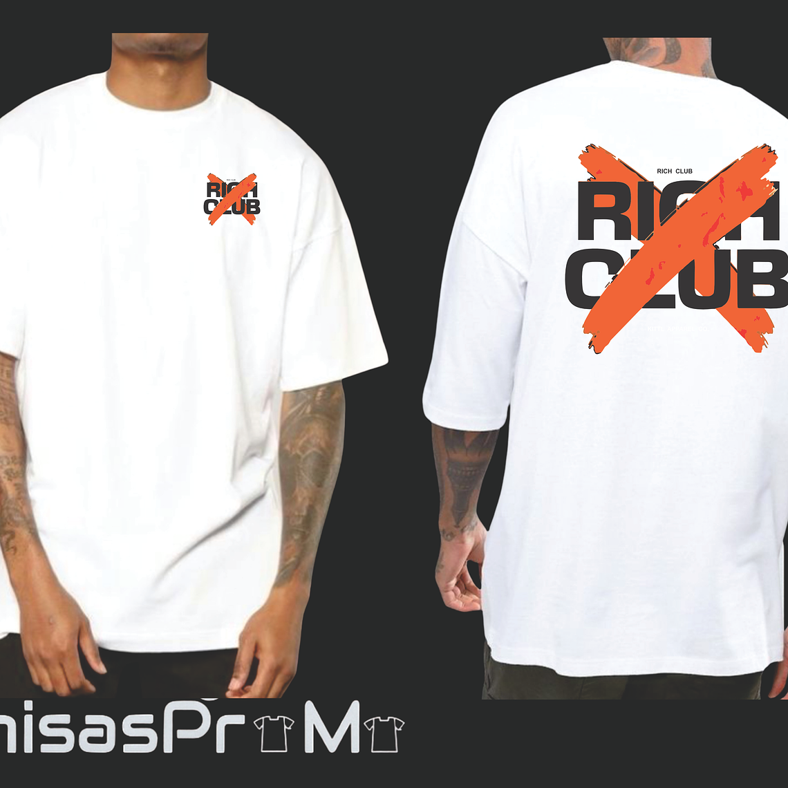 Camiseta premium OVERSIZE (ALTO GRAMAJE 270g) - talla XL 1