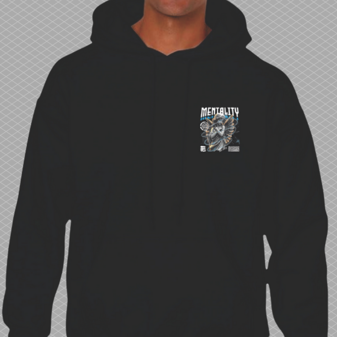 Chompa 100% algodon - tallaje americano - color negro 2