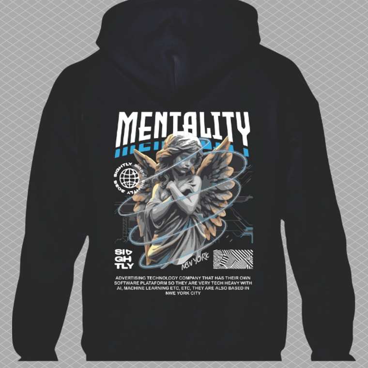 Chompa 100% algodon - tallaje americano - color negro 1