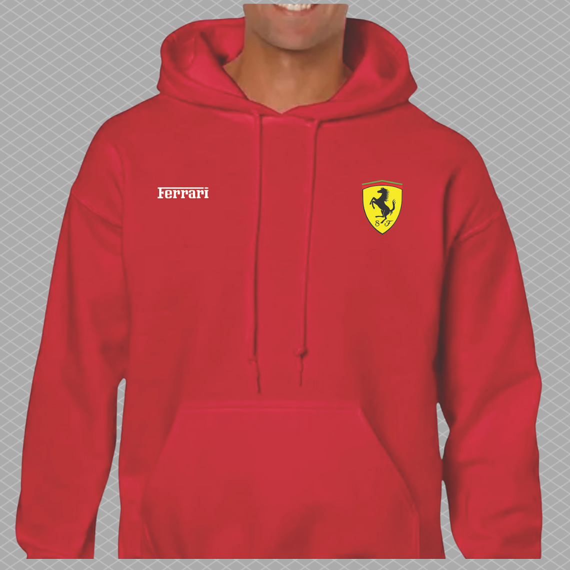 Chompa 100% algodon - tallaje americano - color rojo 1