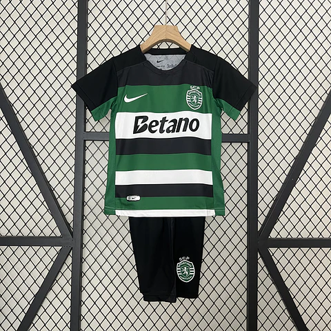 Sporting CP Criança - Equipamento Principal 24/25