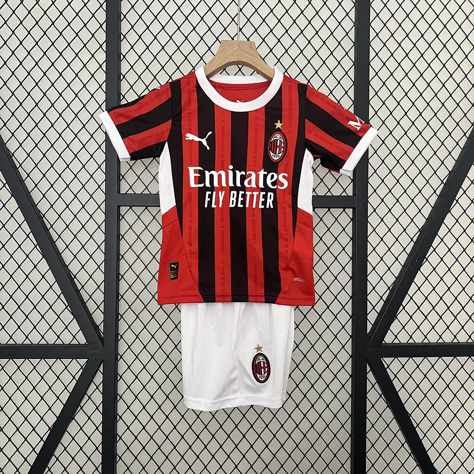 AC Milan - Kit Criança Principal 24/25 1