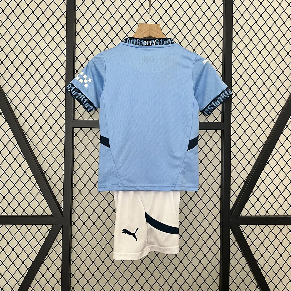 Manchester City - Kit Criança Principal 24/25 2