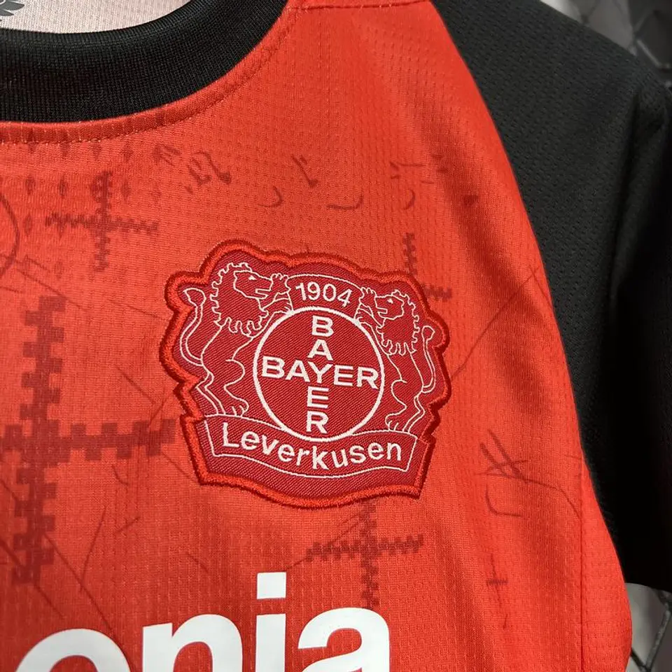 Bayer 04 Leverkusen Criança - Equipamento Principal 24/25 5