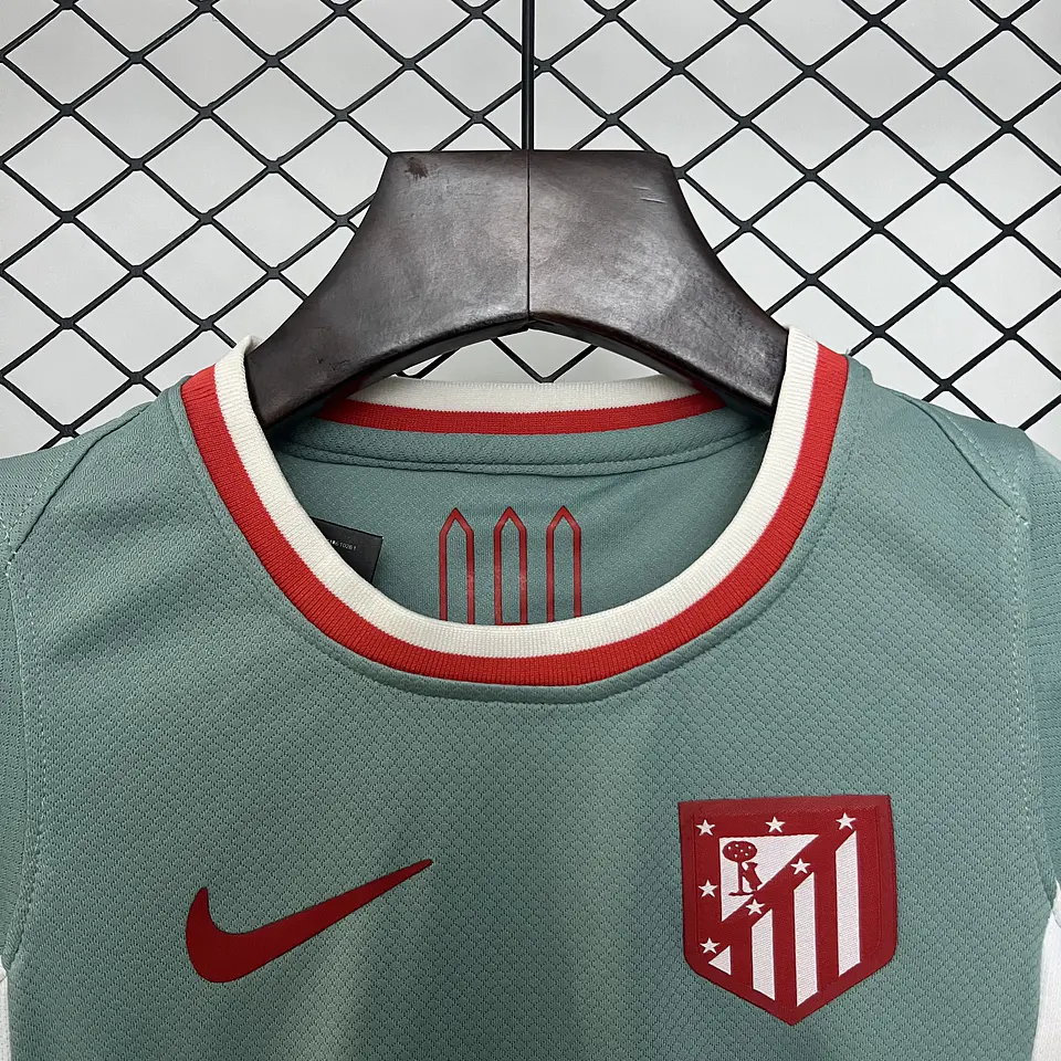 Atlético Madrid Criança - Equipamento Secundário 24/25 5