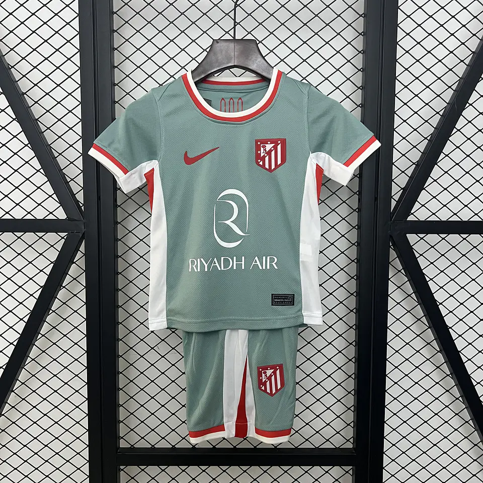 Atlético Madrid Criança - Equipamento Secundário 24/25 1