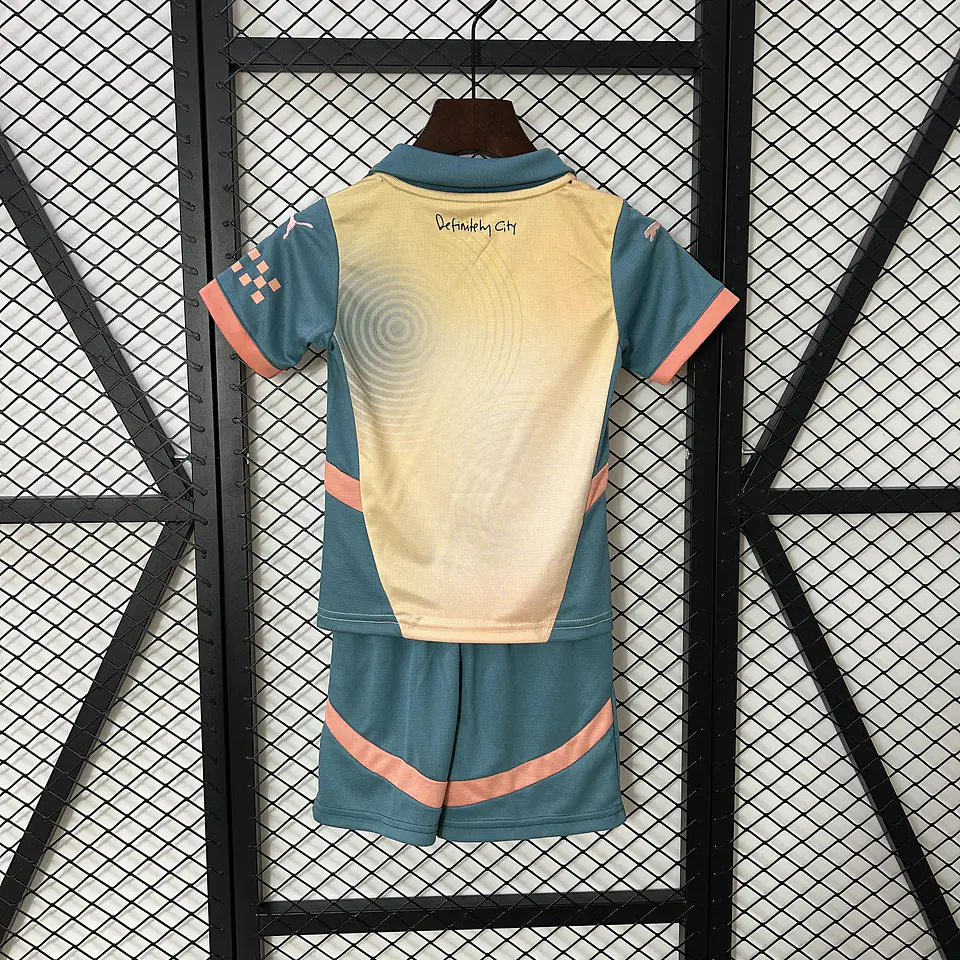 Manchester City - Kit Criança Quarta 24/25 2