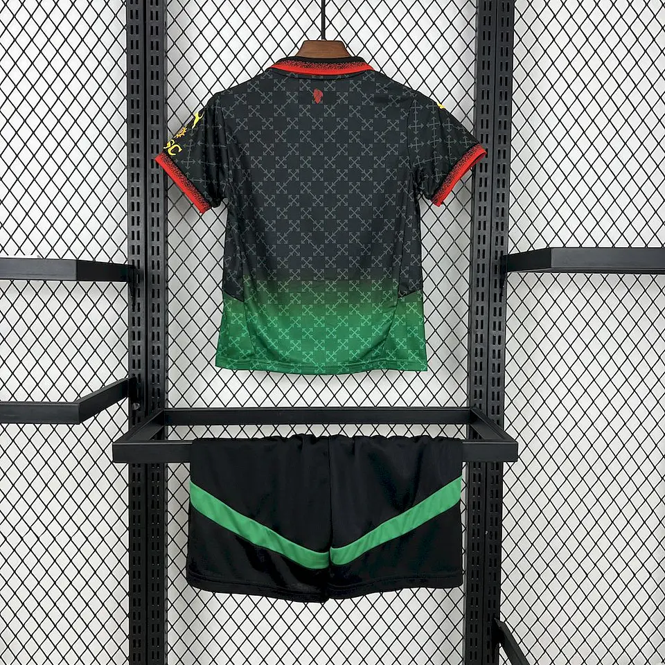 AC Milan - Kit de Criança Quarta Camisola Preta 24/25 2