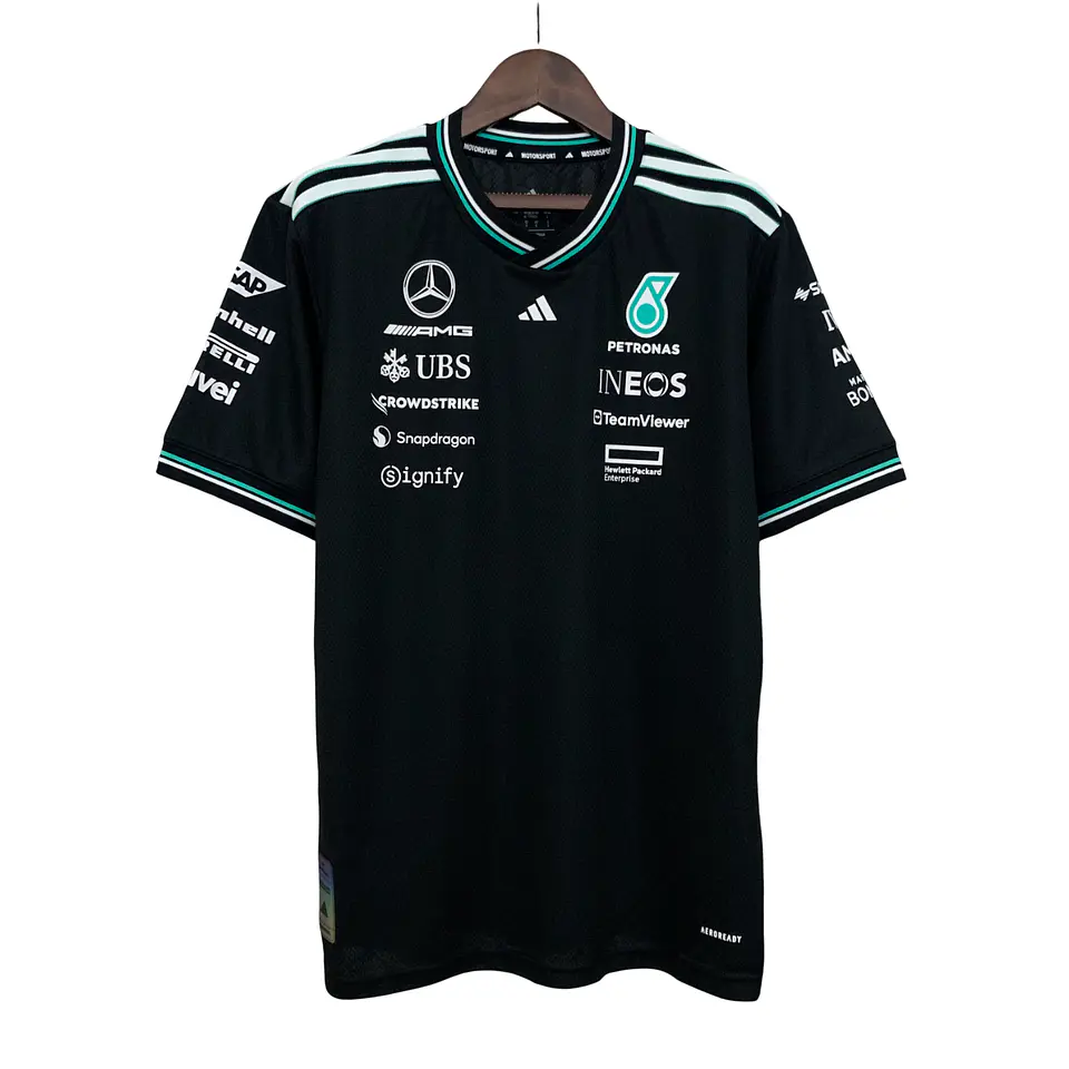 Mercedes AMG - T-shirt Piloto v. Preta 2025 1