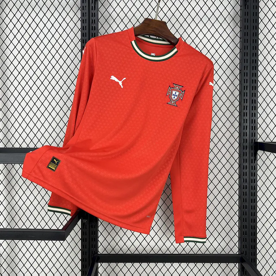 Portugal - Camisola Principal Manga Comprida 2025 1