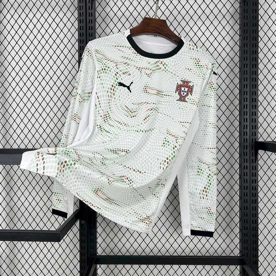 Portugal - Camisola Secundária Manga Comprida 2025 1