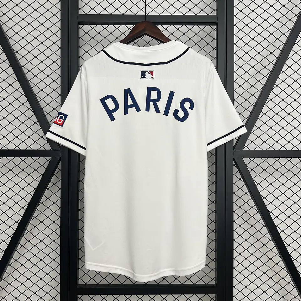 Paris Saint Germain - Camisola Estilo Baseball 25/26 2