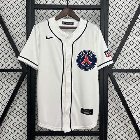 Paris Saint Germain - Camisola Estilo Baseball 25/26