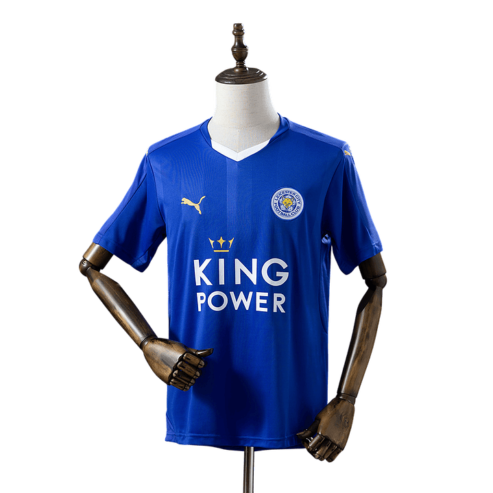 Leicester - Camisola Principal 15/16 Retro 1