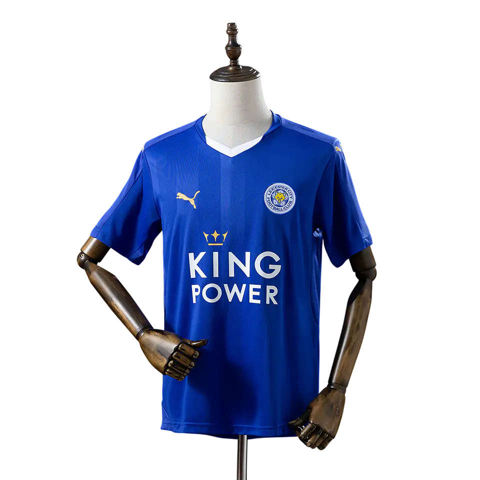 Leicester City - Camisola Principal 15/16 Retro 1