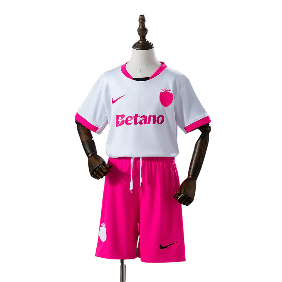 Sporting CP - Kit de Criança Outubro Rosa 25/26 1