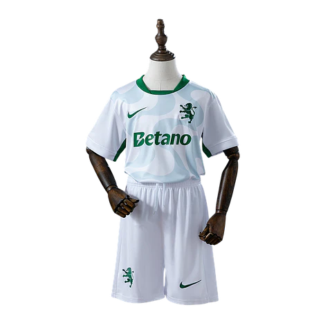 Sporting CP - Kit de Criança Alternativo Branco 25/26