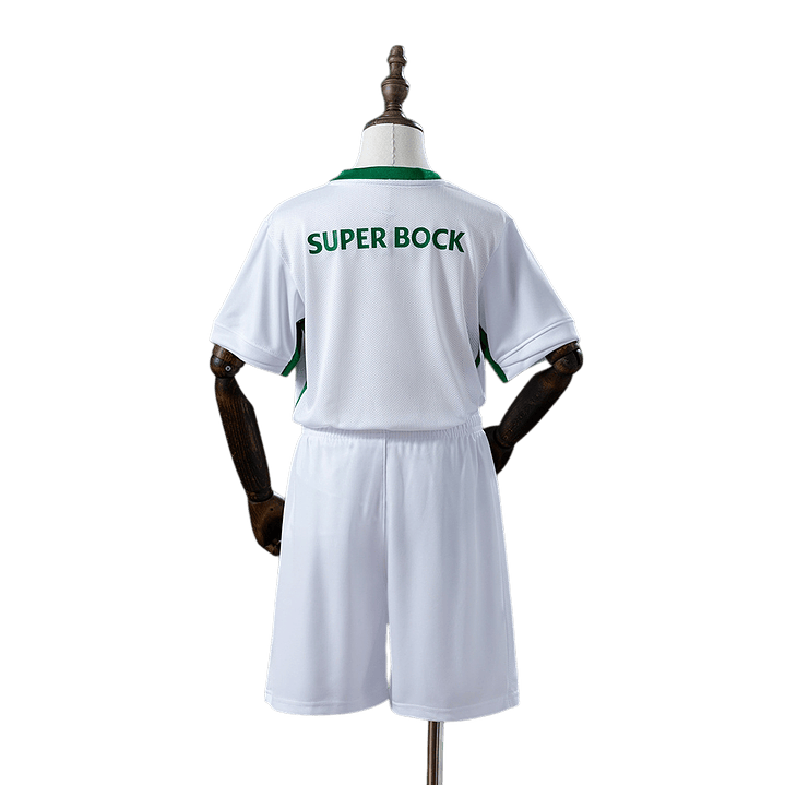 Sporting CP - Kit de Criança Alternativo Branco 25/26 2