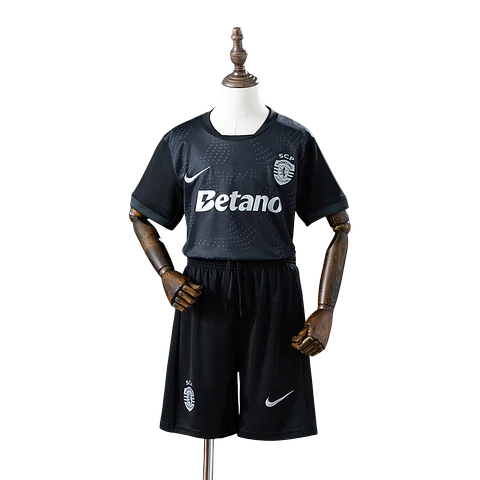 Sporting CP - Kit de Criança Alternativo Preto 25/26