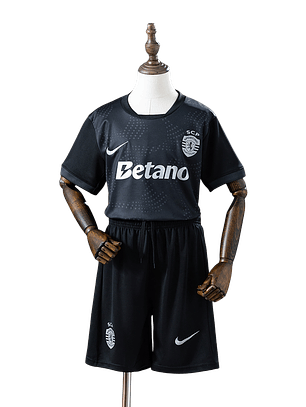 Sporting CP - Kit de Criança Alternativo Preto 25/26