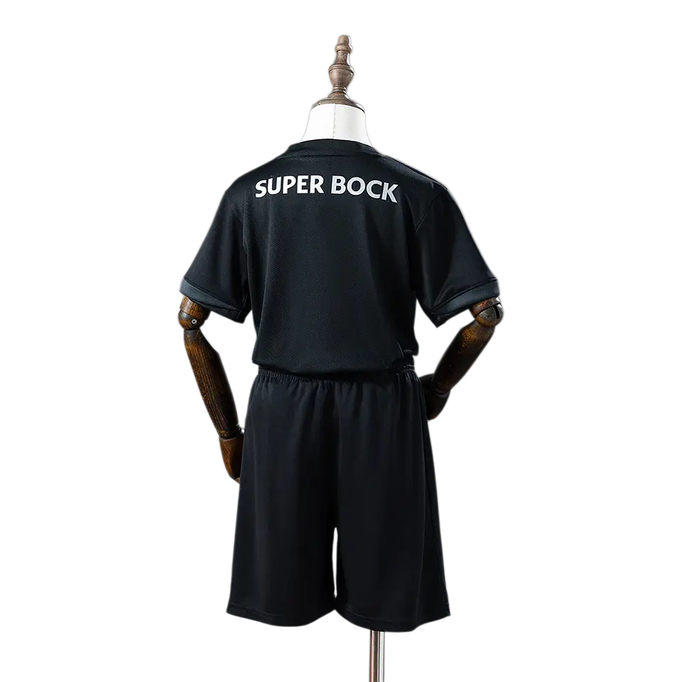 Sporting CP - Kit de Criança Alternativo Preto 25/26 2