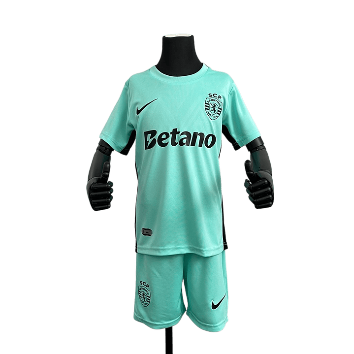 Sporting CP - Kit de Criança Alternativo Verde 25/26 1