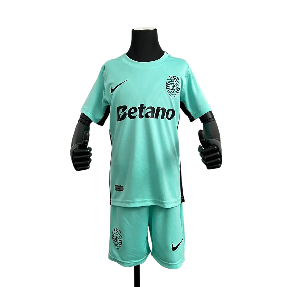 Sporting CP - Kit de Criança Alternativo Verde 25/26 1