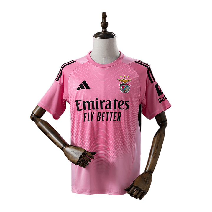 Benfica - Camisola Guarda Redes Rosa 25/26 1