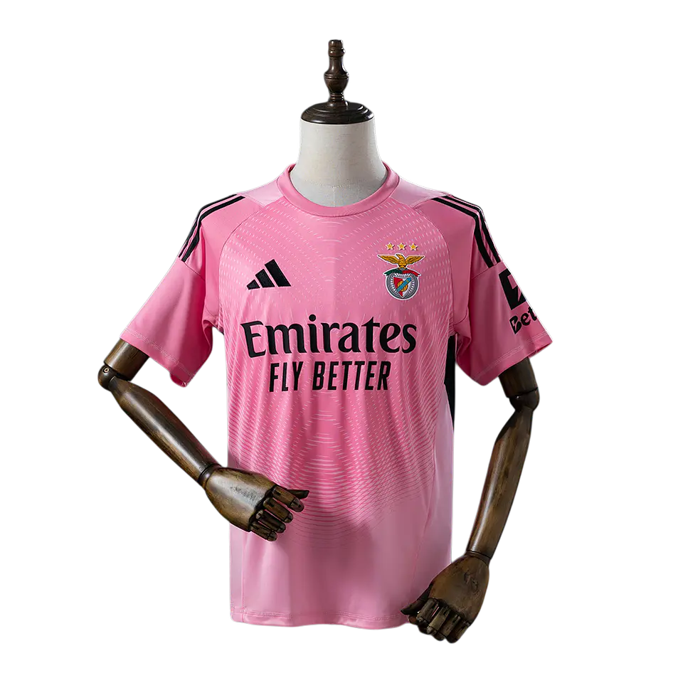 Benfica - Camisola Guarda Redes Rosa 25/26 1