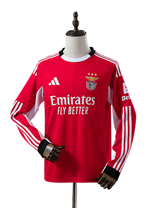 Benfica - Camisola Manga Comprida Principal 25/26