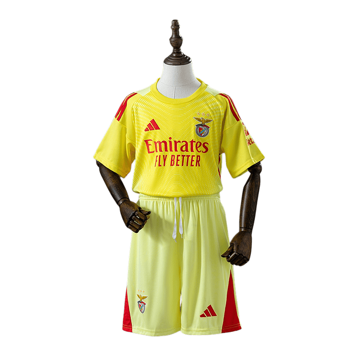 Benfica - Kit de Criança Guarda Redes Amarela 25/26 1