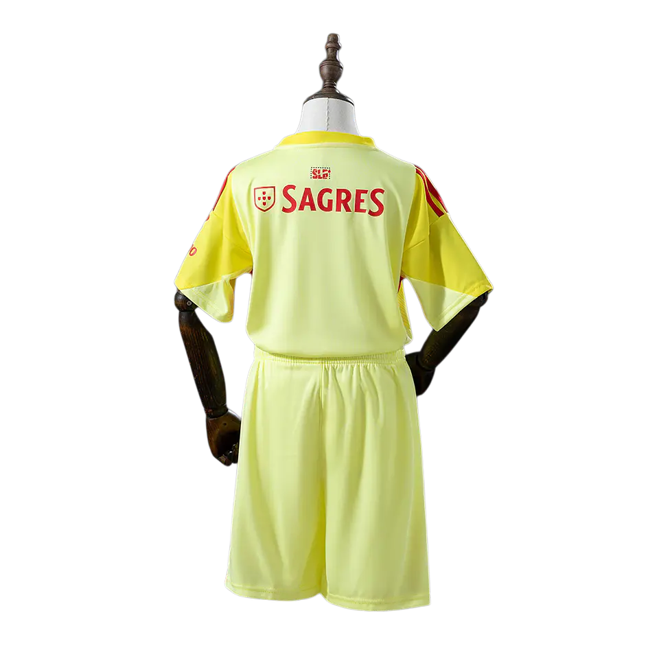 Benfica - Kit de Criança Guarda Redes Amarela 25/26 2
